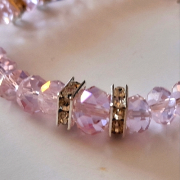 Set Of 3 Bracelts , Pearl, Crystal, - Picture 3 of 11